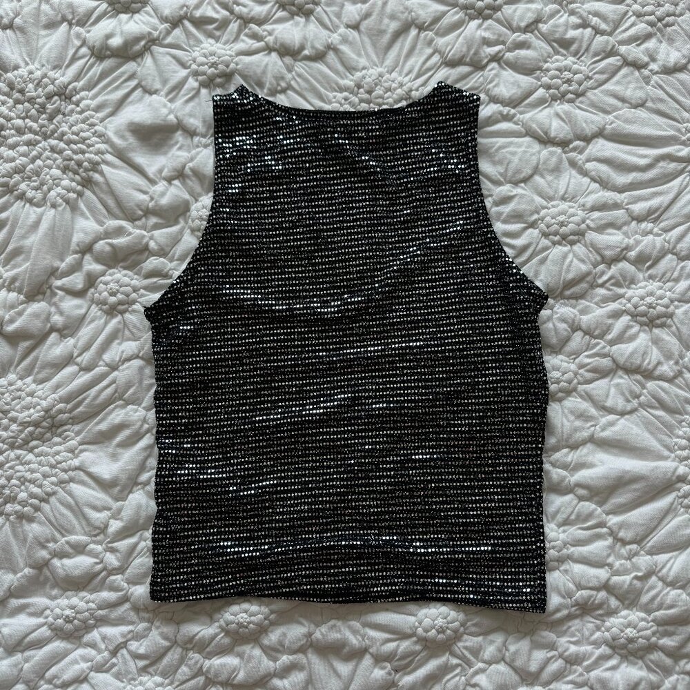 Black Sparkly Top